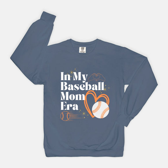 Baseball Mom Era Adult Comfor Colors Sweatshirt