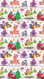 Monsters at Christmas Design