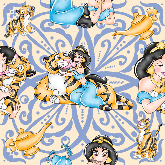 Princess and Her Tiger Design