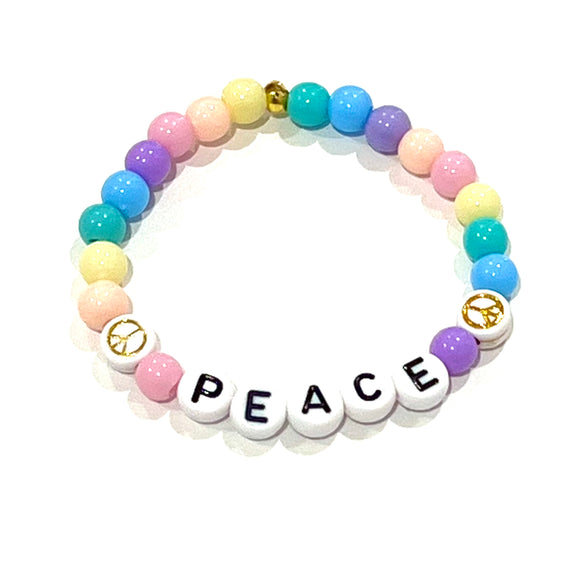 Word Collection: Peace Bracelet
