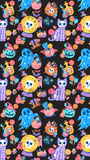 Candy and Skeletons Design